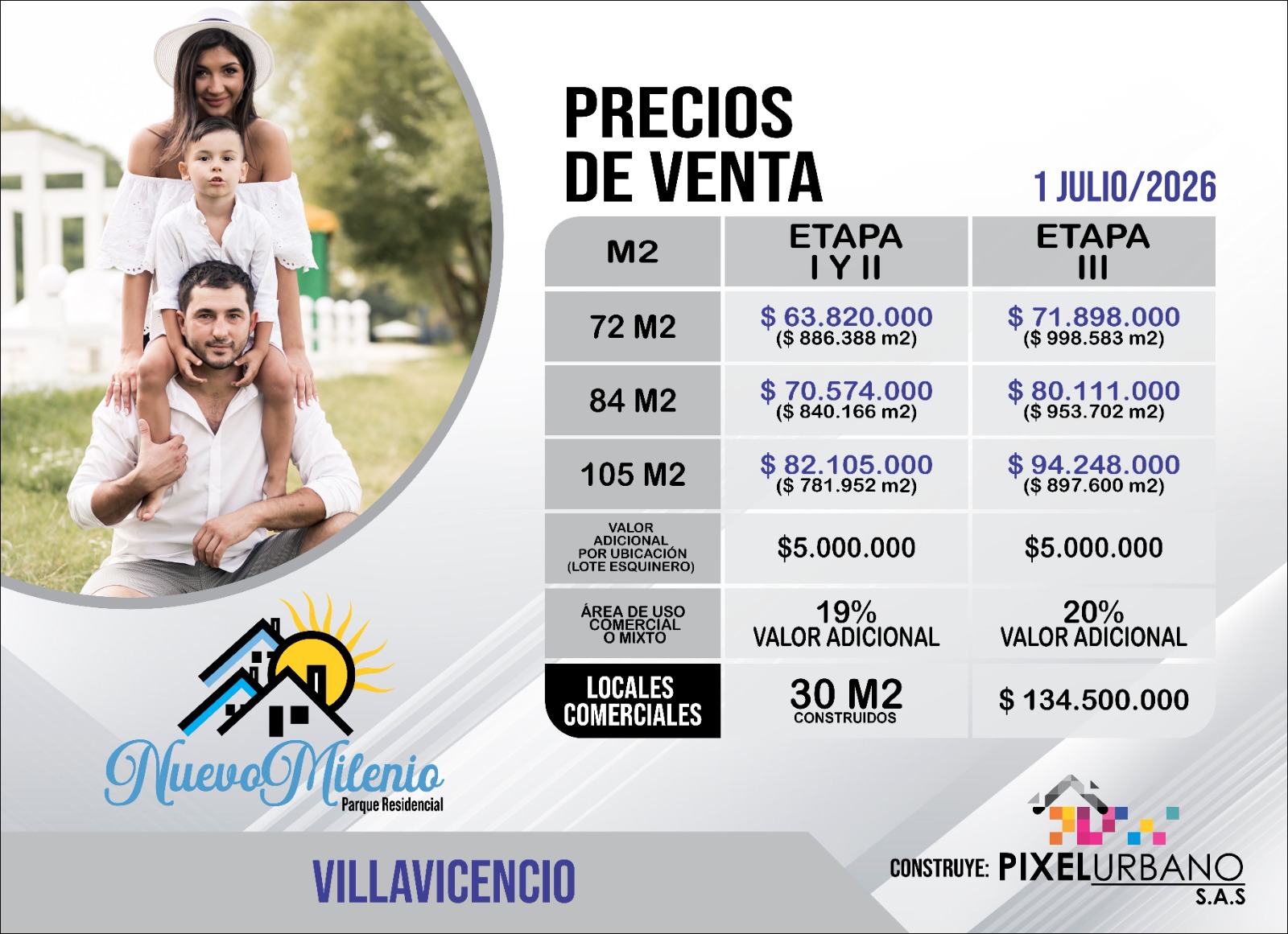 PARQUE RESIDENCIAL NUEVO MILENIO
